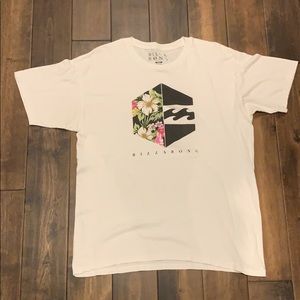 White shirt with design on front